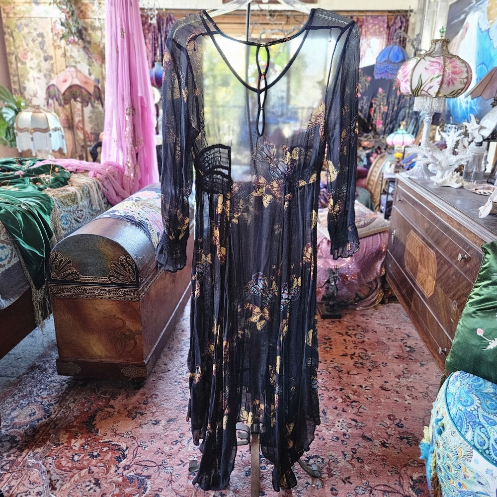 NWOT Free People Butterfly Dress